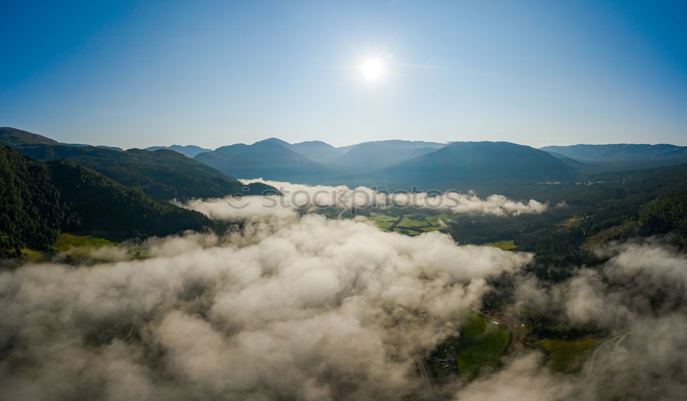 Similar – Image, Stock Photo canyon of fog