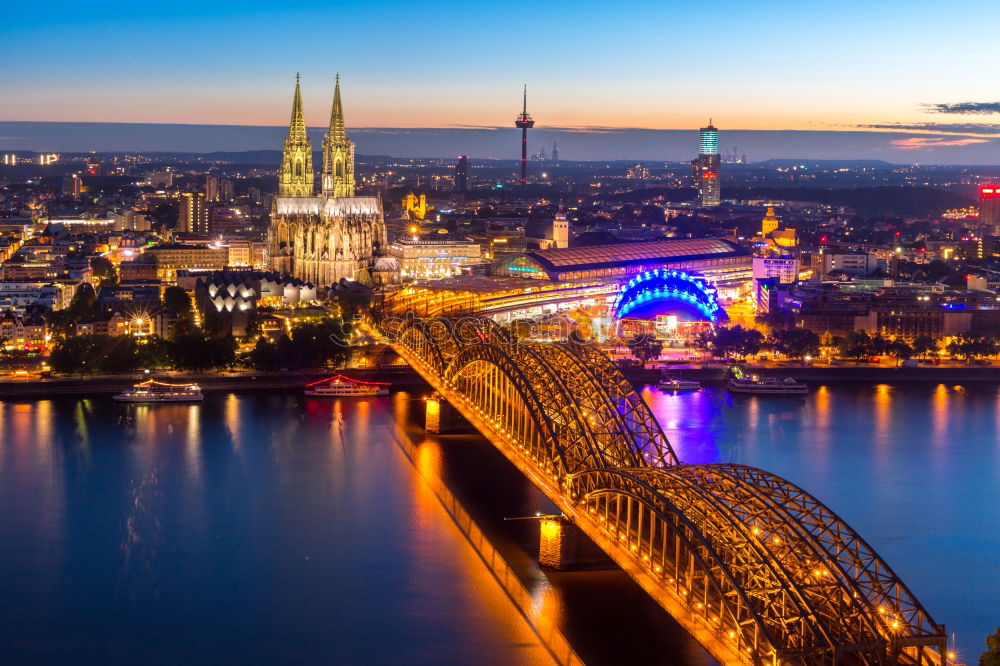 Similar – Image, Stock Photo Skyline Cologne