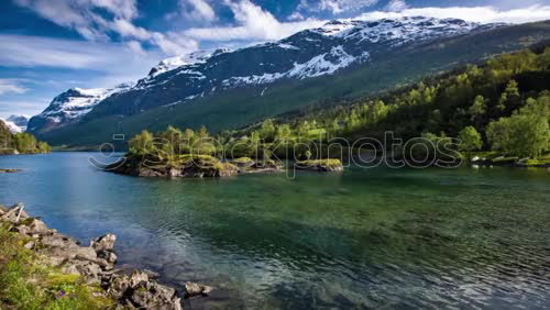 Similar – Image, Stock Photo Lake Champferer Mountain