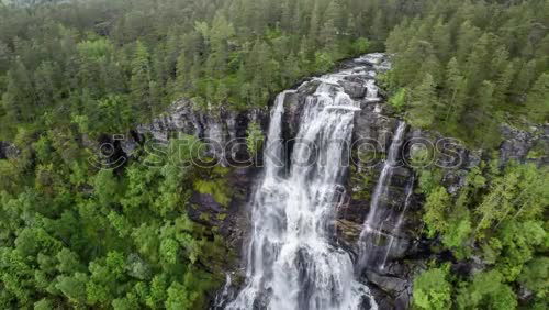 Similar – Vøringsfossen Waterfall, Norway