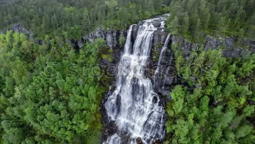 Similar – Vøringsfossen Waterfall, Norway