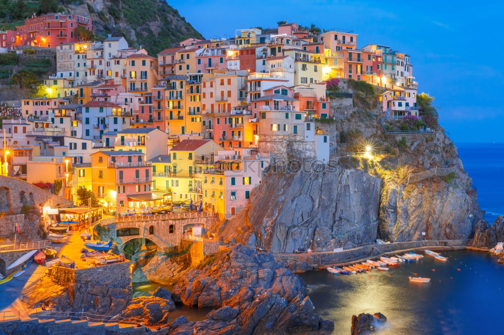 Similar – Image, Stock Photo Classic Manarola Nature