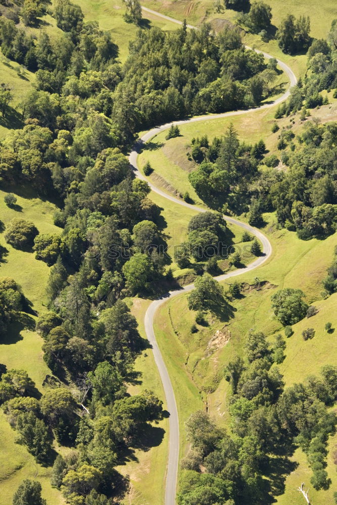 Similar – Image, Stock Photo Aerial View Of Road Running Through Carpathian Mountains Forest