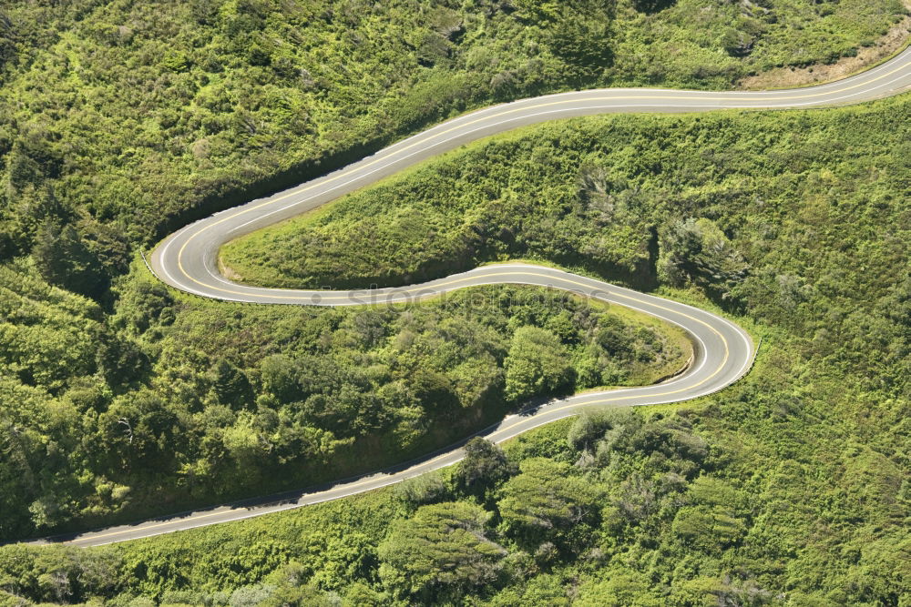 Similar – Image, Stock Photo Aerial top view top view of the road through the trees,