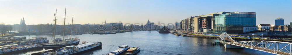 Image, Stock Photo Panorama Alicante Port, Spain