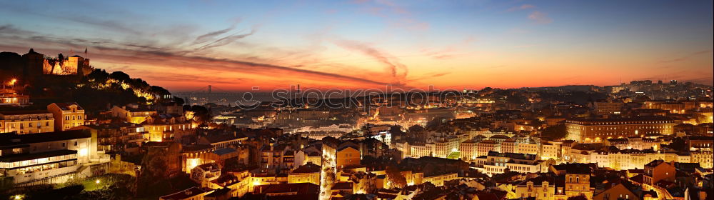 Similar – Image, Stock Photo Sunset in Hamburg Town