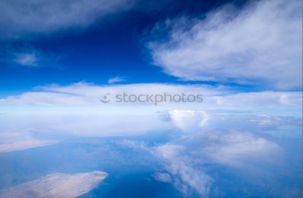 Similar – Image, Stock Photo Mountains ridge in clouds