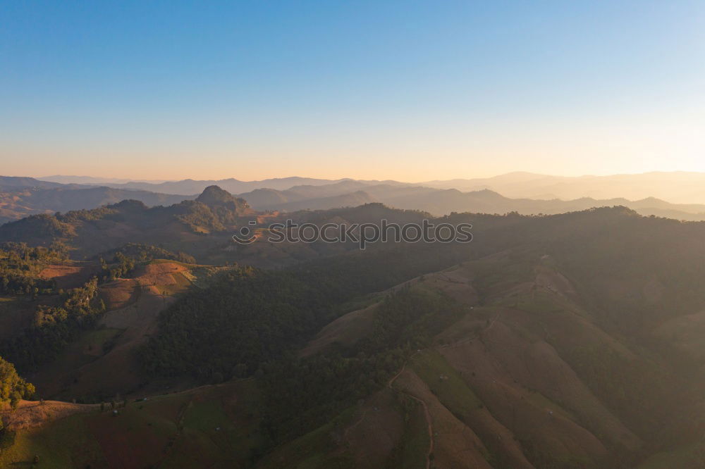 Similar – Winter landscape with a bit of snow in a mountain in Catalonia