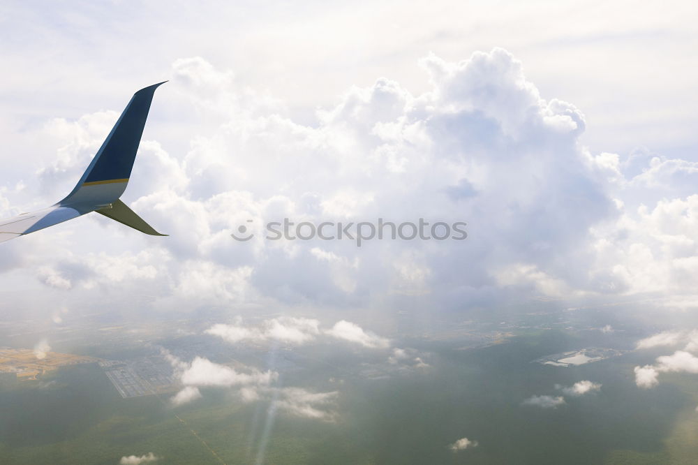 above the clouds Airplane