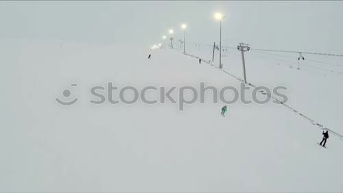 Similar – Image, Stock Photo Ski slopes Ski resort