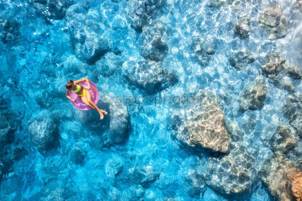 Similar – Image, Stock Photo Floating kayak Relaxation