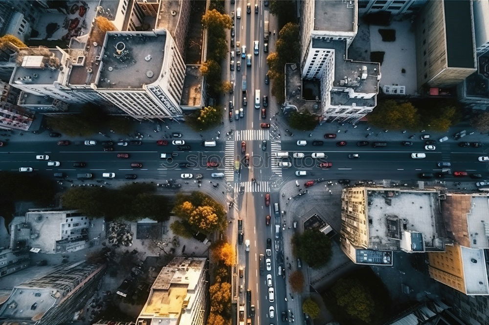 Similar – Image, Stock Photo Evening traffic on streets in metropolis