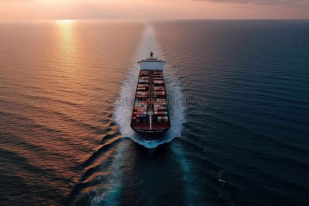 Similar – Image, Stock Photo Hamburg Landungsbrücken Panorama at the pontoon in the sunset