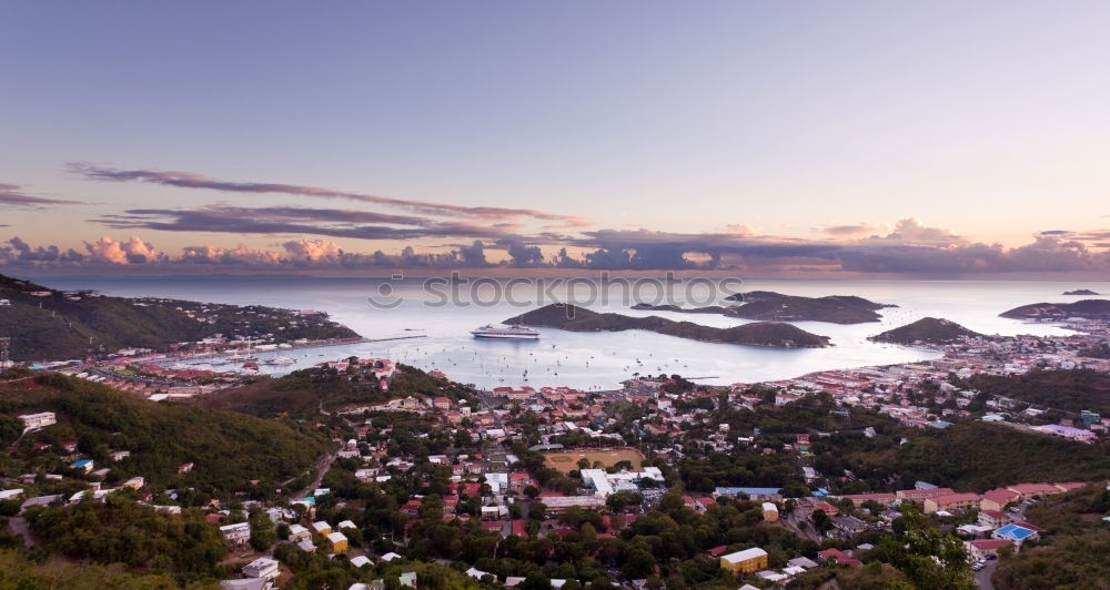 Similar – Image, Stock Photo View of the Gulf of Naples and Vesuvius