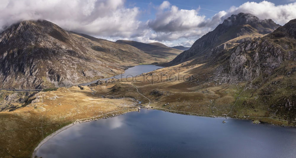 Similar – Valley at Applecross Pass with river in Scotland