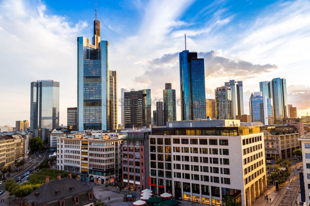 Image, Stock Photo Frankturter summer evening