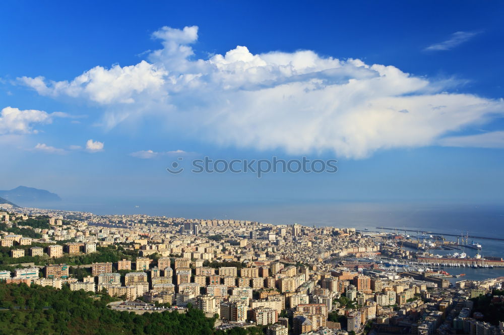 Similar – Image, Stock Photo View of the Gulf of Naples and Vesuvius