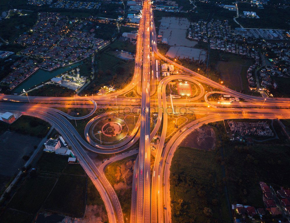 Similar – Image, Stock Photo motorway junction River