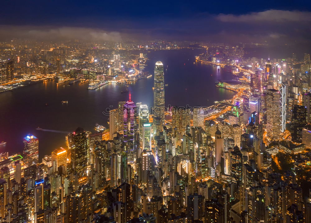 Similar – Hong Kong Skyline Hongkong