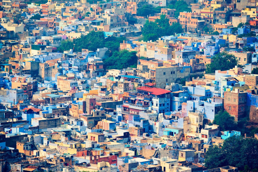 Similar – favela Small Town Blue