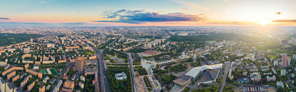 Similar – Image, Stock Photo Metropolitan city at sunset