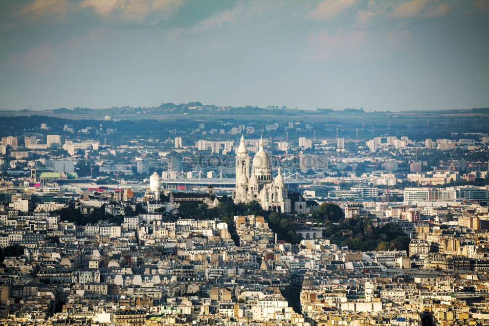 Similar – Paris in the morning Fog