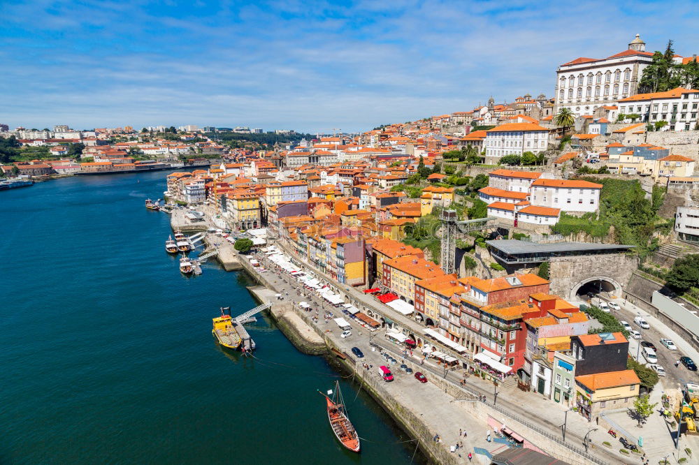 Similar – Historic architecture by Douro river in Porto, Portugal