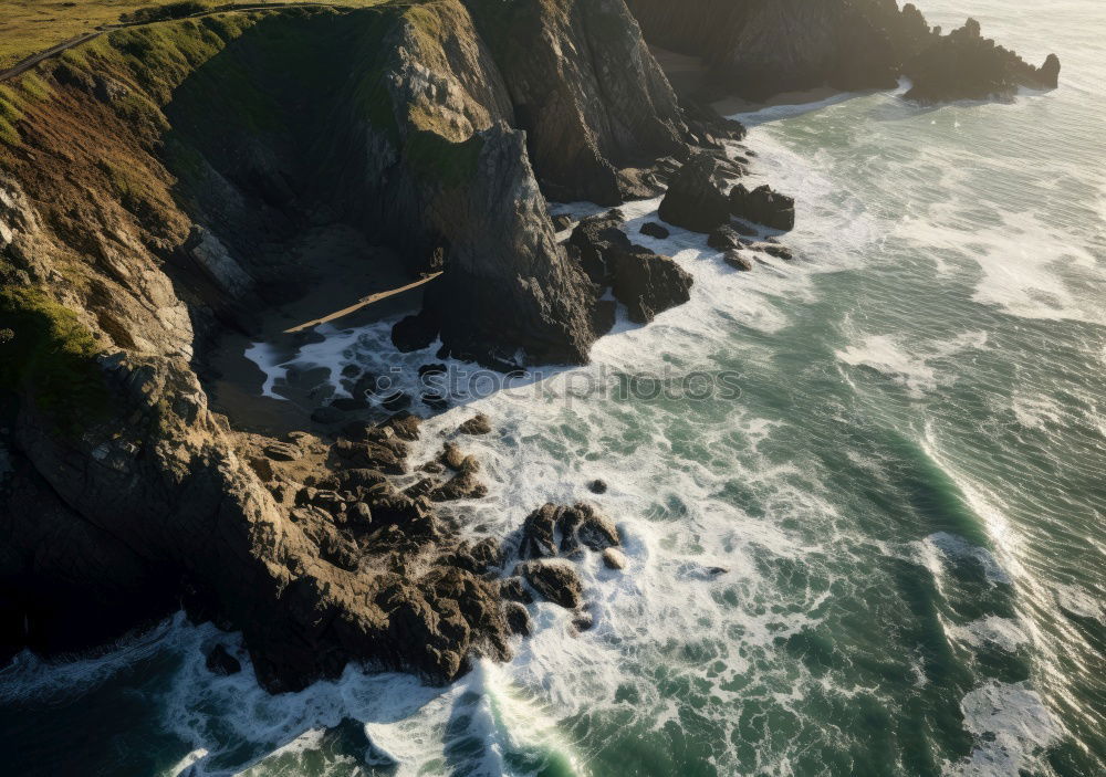 Similar – Image, Stock Photo Water flowing calmly in mountain valley