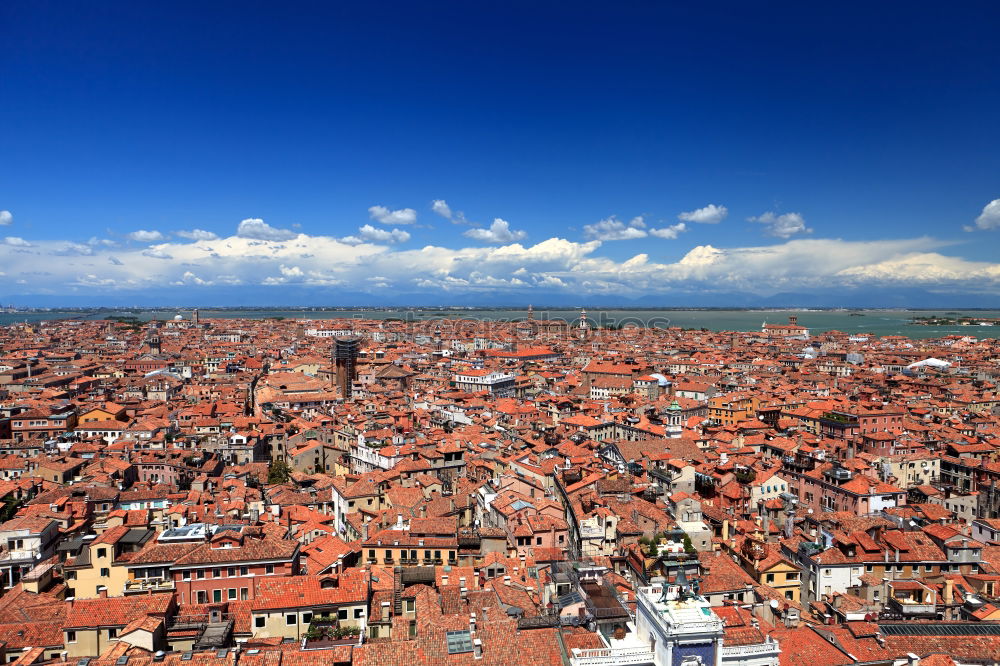 Similar – Image, Stock Photo Aerial view of Venice from the bell tower