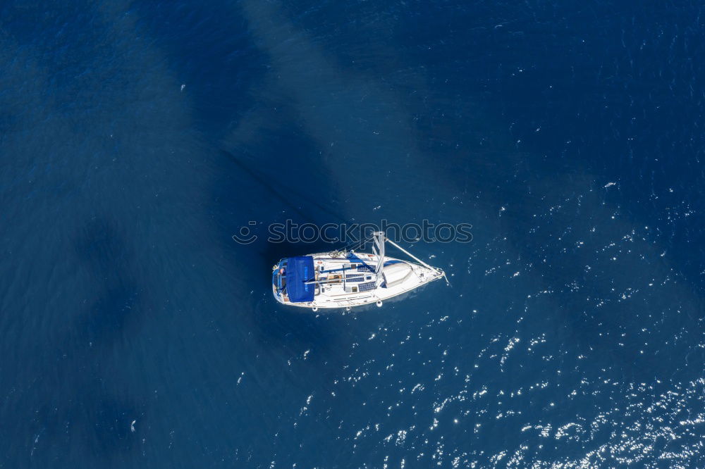 Similar – Motor boat on blue Lake Garda II