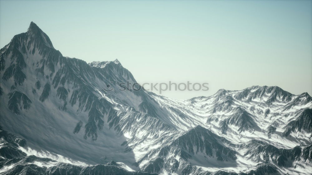 Similar – Berggipfel im winter im Toten Gebirge / österreichische Alpen