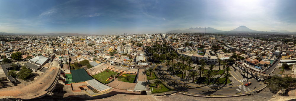 Similar – Image, Stock Photo Panoramic view of Santiago de Chile