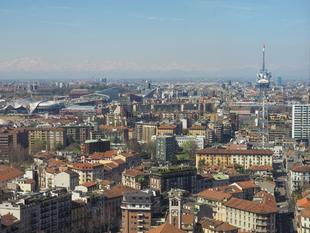 Similar – Image, Stock Photo Frankfurt skyline with green belt