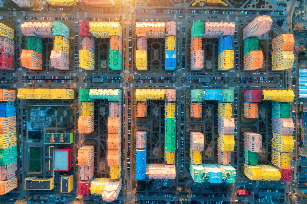 Similar – Image, Stock Photo Colorful freight container at a logistics terminal