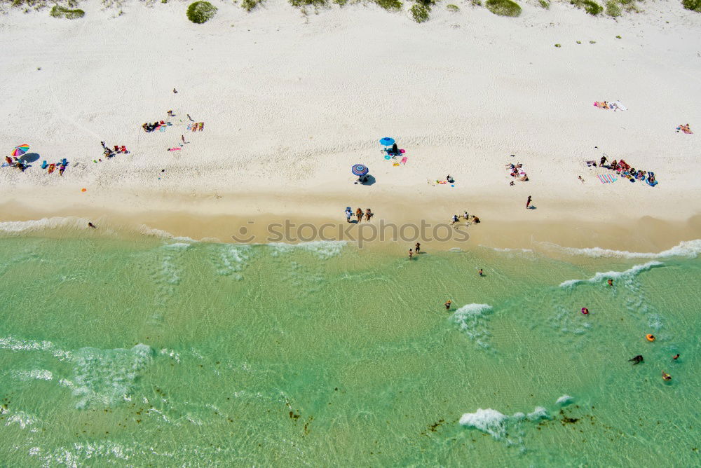 Similar – Image, Stock Photo Aerial View Of People Crowd On Portugal Beach