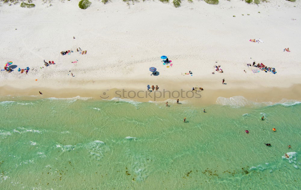 Similar – Image, Stock Photo Aerial View Of People Crowd On Portugal Beach