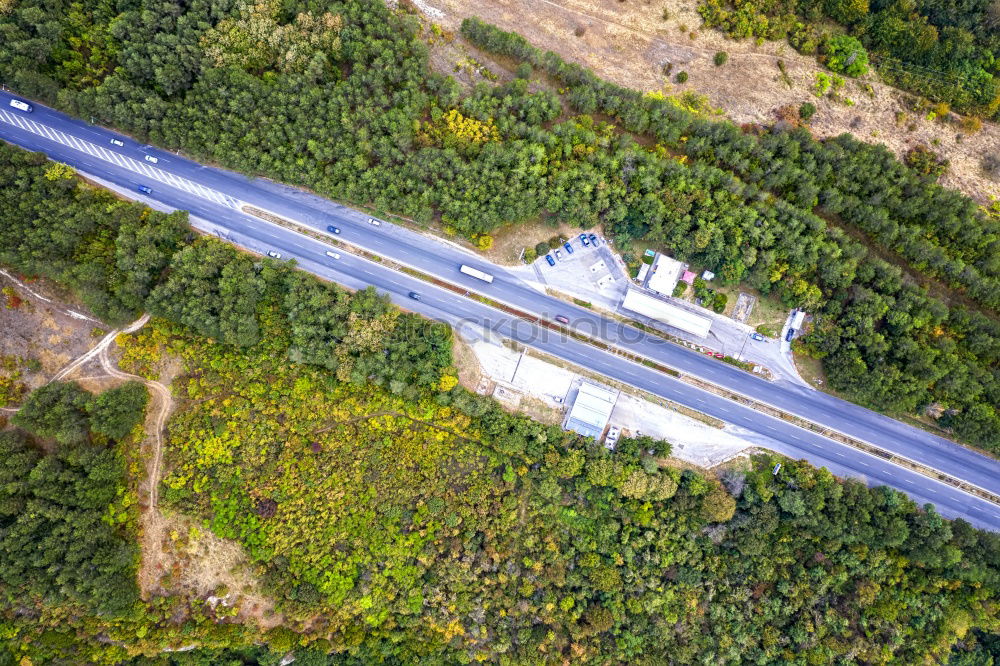 Similar – Image, Stock Photo Aerial View Of Road Running Through Carpathian Mountains Forest