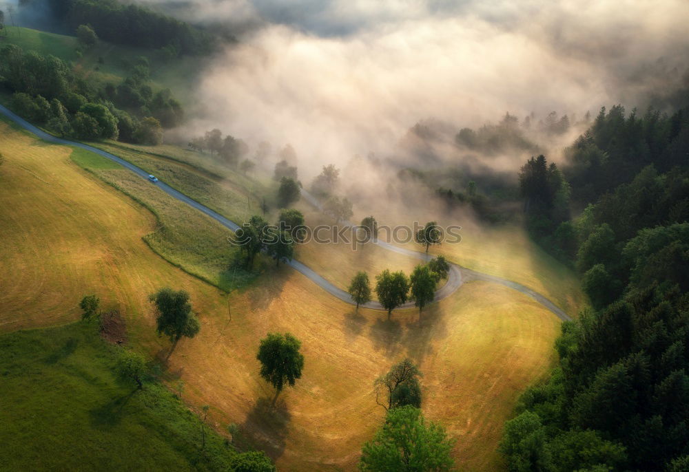 Similar – September rural scene in Carpathian mountains.