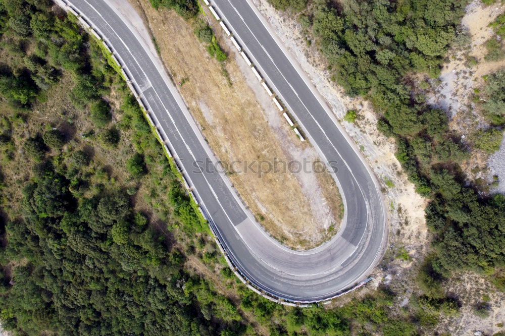 Similar – Image, Stock Photo After the bend, straight ahead…road in the Outback Northern Territory. Australia which runs endlessly straight.