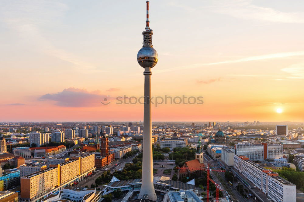 Similar – Image, Stock Photo Berlin TV Tower with Panorama II