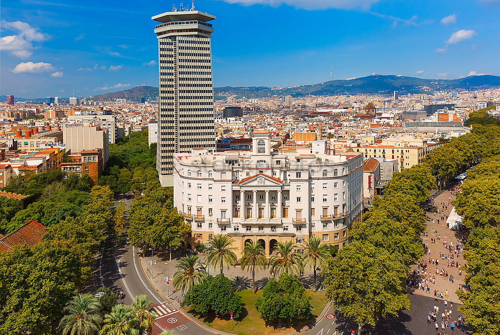 Similar – Image, Stock Photo Barcelona high-rise