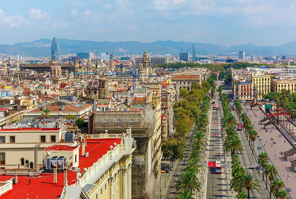 Image, Stock Photo Barcelona high-rise