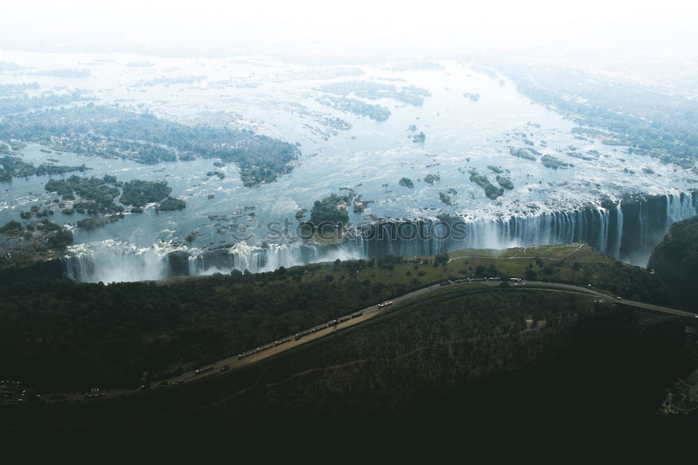 Similar – Small river flowing between cliffs