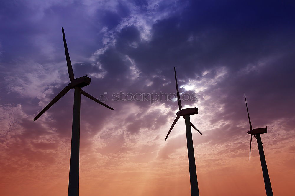 Similar – Wind turbines in the Swabian Alb