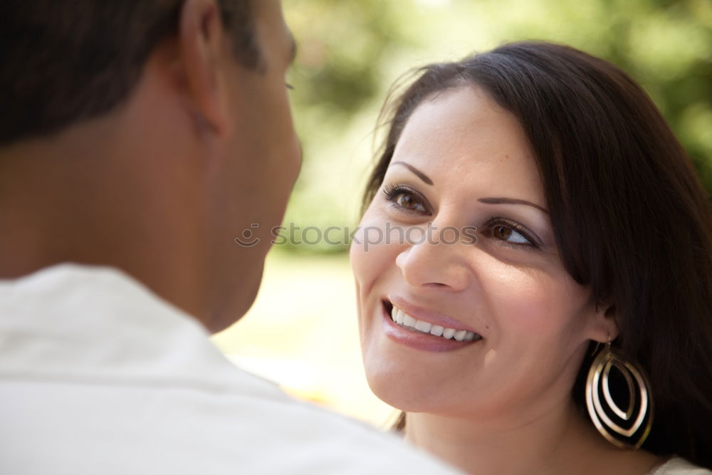 Similar – Loving Young Couple Hugging And Kissing At Home Standing In Kitchen Together