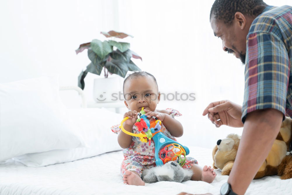 Similar – Portrait of African Father and toddler son