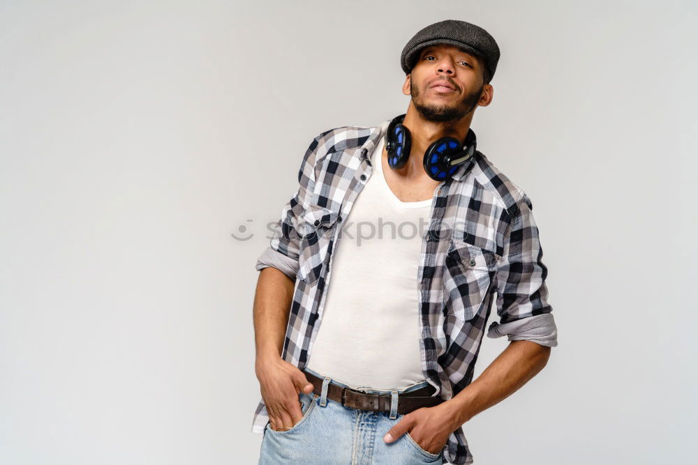 Similar – Image, Stock Photo Urban young man (84)