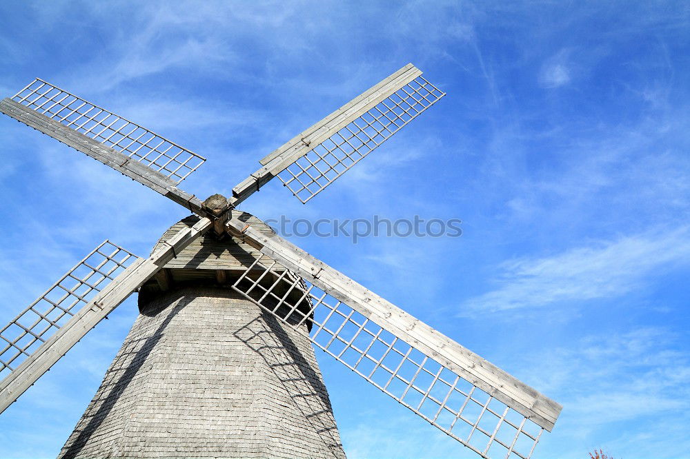 Similar – Image, Stock Photo X in the sky Windmill