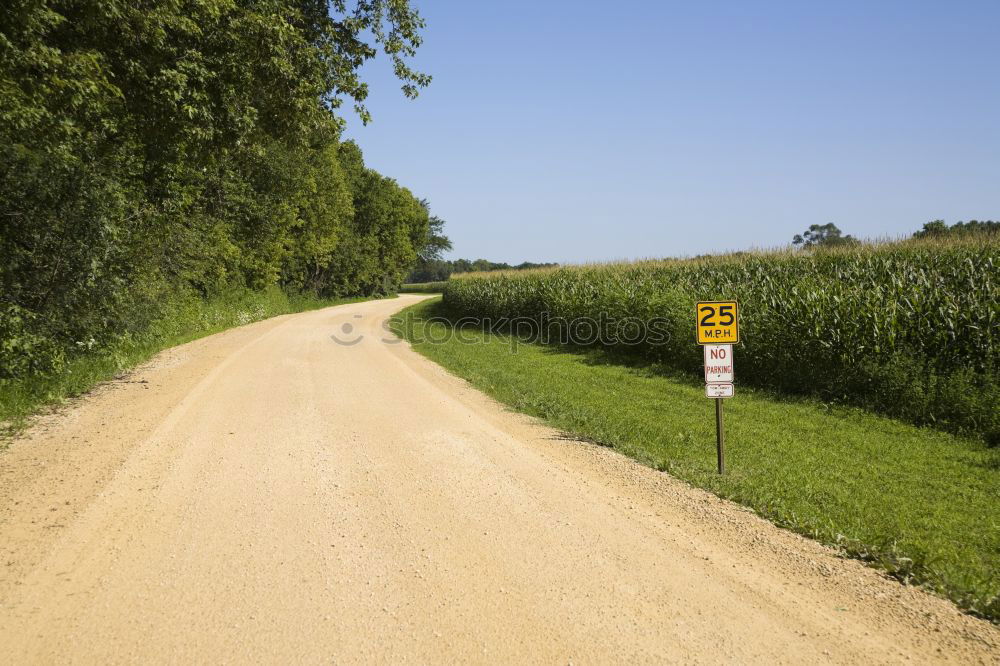 Similar – park Parking Horizon