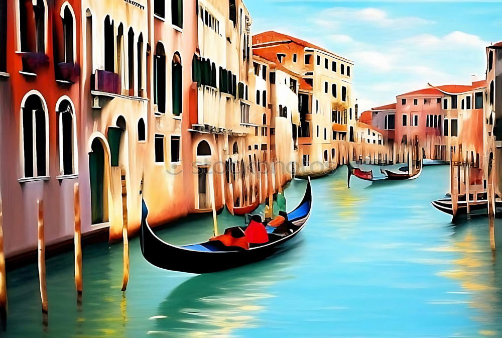 Similar – Image, Stock Photo Venice Village Town